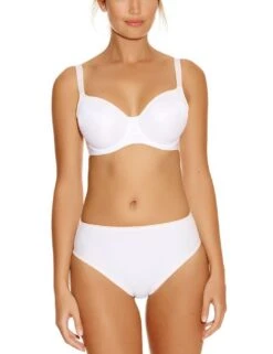 Fantasie Smoothing Balcony Bra - White 5 Fantasie Smoothing Balcony Bra - White -Belle Lingerie Store 1352 fantasie smoothing balcony bra white 3