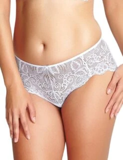 Panache Andorra Lace Shorty Brief - White