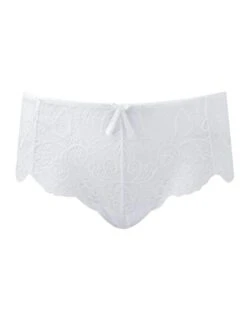 Panache Andorra Lace Shorty Brief - White -Belle Lingerie Store 13766 panache andorra lace shorty brief white 3