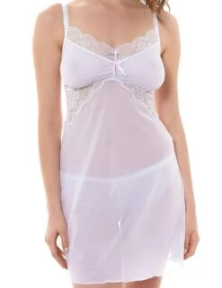 Freya Fancies Chemise - White 7 Freya Fancies Chemise - White -Belle Lingerie Store 15698 freya fancies chemise white 3