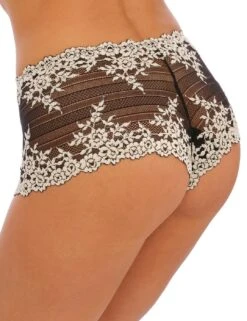 Wacoal Embrace Lace Boy Short - Black -Belle Lingerie Store 16146 wacoal embrace lace boy short black 3