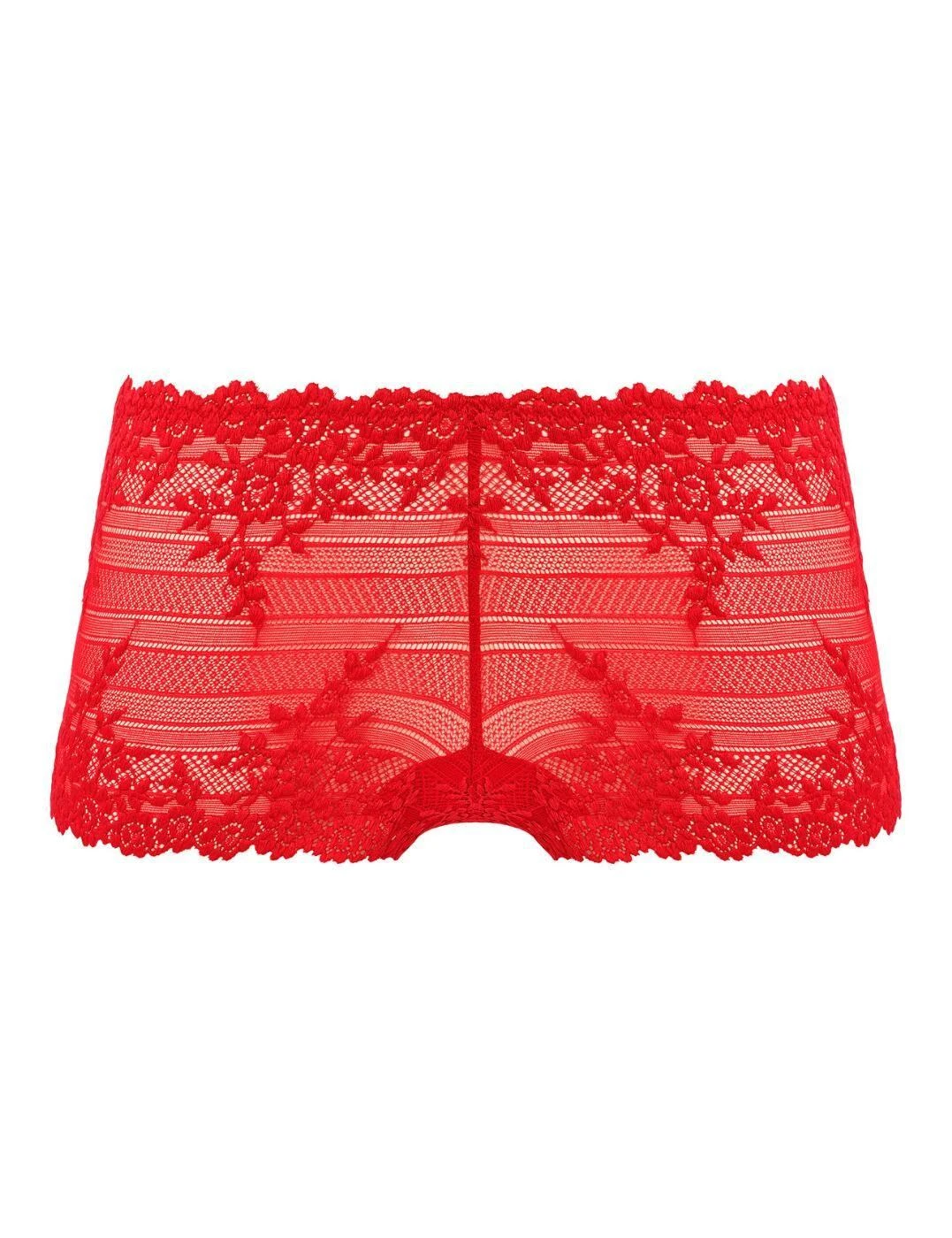 Wacoal Embrace Lace Boy Short - Equestrian Red 4 Wacoal Embrace Lace Boy Short - Equestrian Red - Image 4