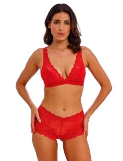 Wacoal Embrace Lace Boy Short - Equestrian Red 10 Wacoal Embrace Lace Boy Short - Equestrian Red -Belle Lingerie Store 16146 wacoal embrace lace boy short equestrian red 5