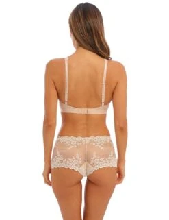 Wacoal Embrace Lace Boy Short - Naturally Nude/ Ivory -Belle Lingerie Store 16146 wacoal embrace lace boy short naturally nude ivory 5