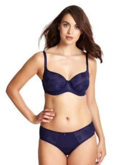 Panache Tango Balcony Bra - Navy -Belle Lingerie Store 1669 panache tango balcony bra navy 4