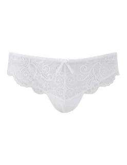 Panache Andorra Thong - White -Belle Lingerie Store 1685 panache andorra thong white 3