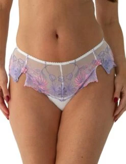 Pour Moi St Tropez Shorty Brief - White/Pink/Purple