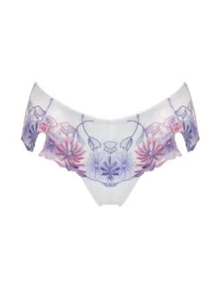 Pour Moi St Tropez Shorty Brief - White/Pink/Purple -Belle Lingerie Store 18226 pour moi st tropez shorty brief whitepinkpurple 3