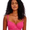 Freya Fancies Longline Bra - Hot Pink