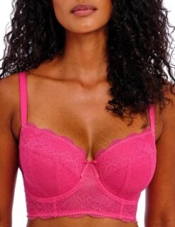Freya Fancies Longline Bra - Hot Pink 12 Freya Fancies Longline Bra - Hot Pink -Belle Lingerie Store 20813 freya fancies longline bra hot pink 4