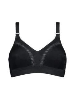 Triumph Triaction Workout Sports Bra - Black -Belle Lingerie Store 24934 triumph triaction workout sports bra black 3
