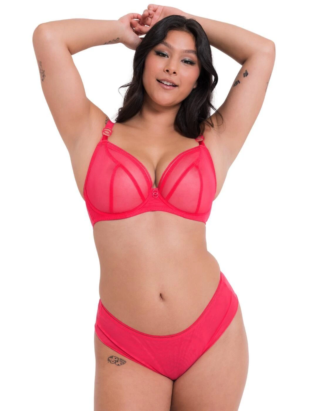Curvy Kate Lifestyle Shorty Brief - Bright Pink 6 Curvy Kate Lifestyle Shorty Brief - Bright Pink - Image 6