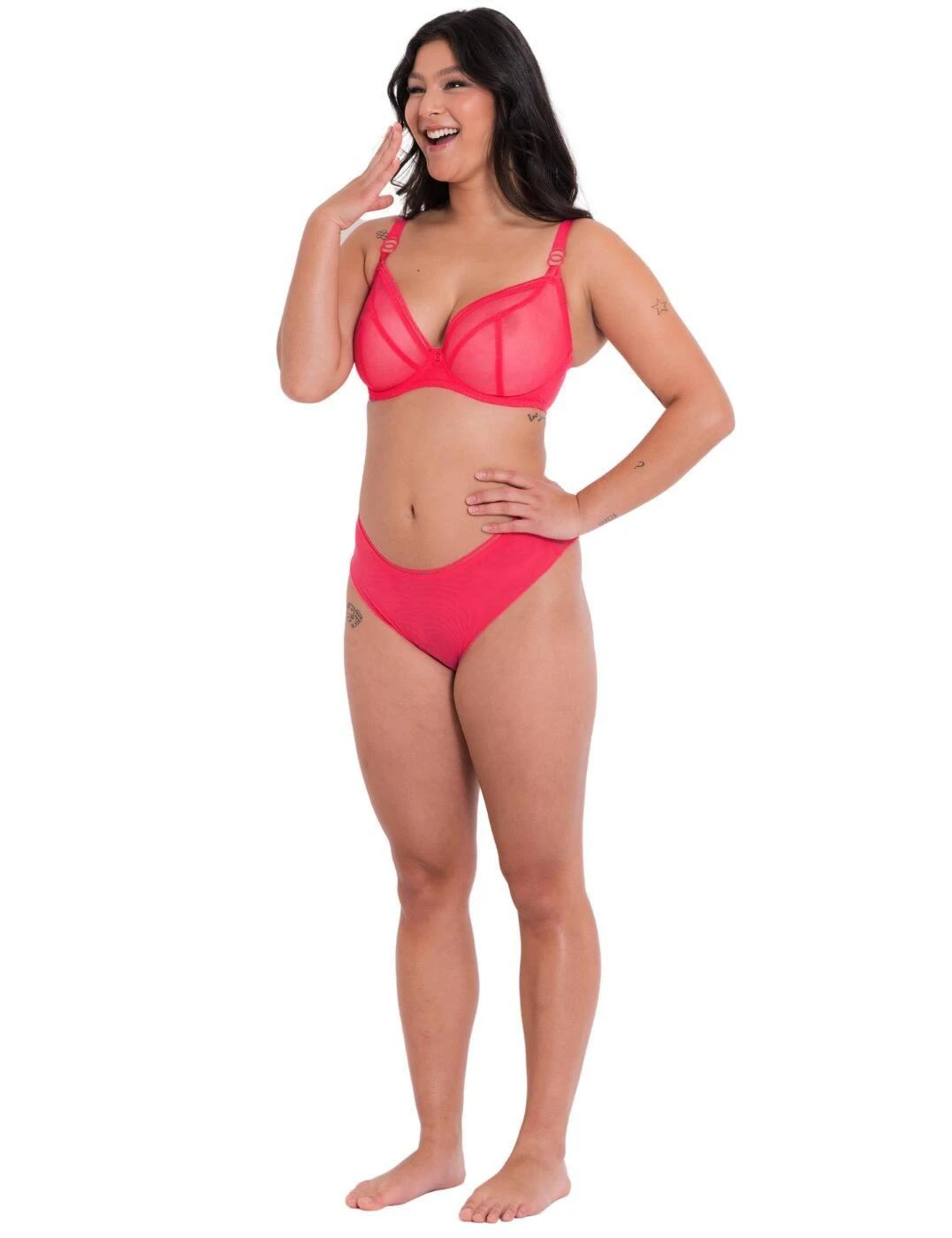 Curvy Kate Lifestyle Shorty Brief - Bright Pink 9 Curvy Kate Lifestyle Shorty Brief - Bright Pink - Image 9