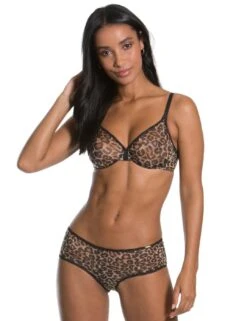 Gossard Glossies Leopard Shorty Brief - Animal Print -Belle Lingerie Store 26734 gossard glossies leopard shorty brief animal print 4
