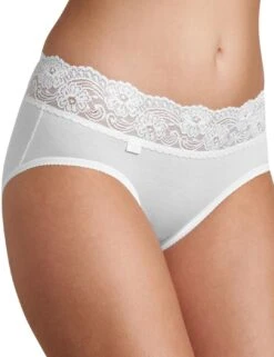 Sloggi Romance Midi Brief - White
