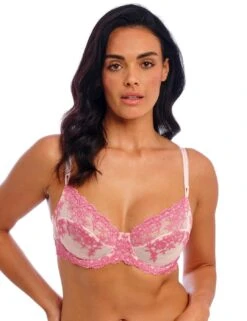 Wacoal Embrace Lace Underwired Bra - Ballet Slipper/Chateau Rose