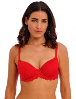 Wacoal Embrace Lace Contour Bra - Equestrian Red