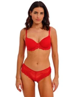 Wacoal Embrace Lace Contour Bra - Equestrian Red -Belle Lingerie Store 27380 wacoal embrace lace contour bra equestrian red 4