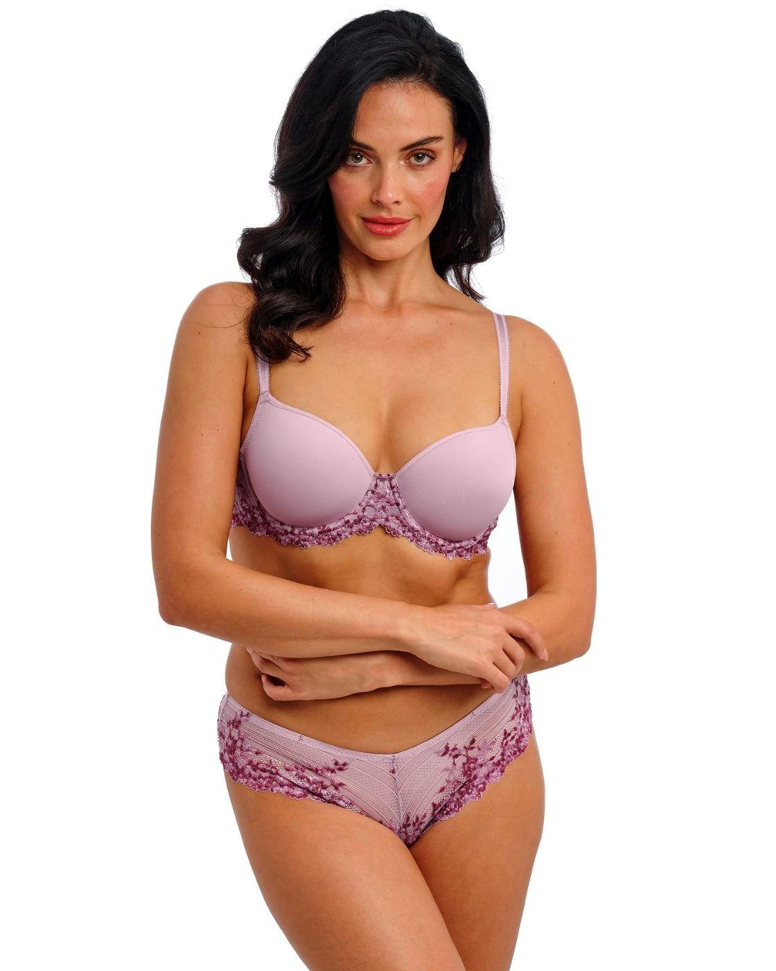Wacoal Embrace Lace Contour Bra - Keepsake Lilac/Multi 4 Wacoal Embrace Lace Contour Bra - Keepsake Lilac/Multi - Image 4