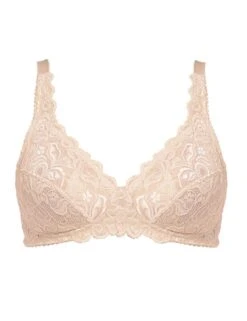 Wacoal Eglantine Soft Cup Bra - Creme Brulee -Belle Lingerie Store 27402 wacoal eglantine soft cup bra creme brulee 3