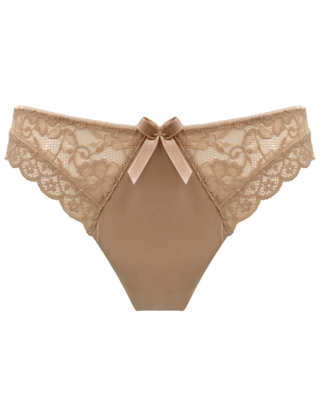 Pour Moi Rebel Brazilian Brief - Almond 3 Pour Moi Rebel Brazilian Brief - Almond - Image 3