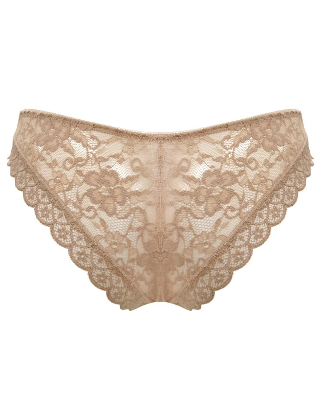Pour Moi Rebel Brazilian Brief - Almond 4 Pour Moi Rebel Brazilian Brief - Almond - Image 4