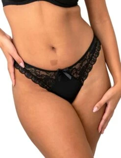 Pour Moi Rebel Brazilian Brief - Black