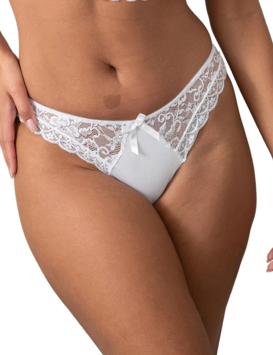 Pour Moi Rebel Brazilian Brief - White 1 Pour Moi Rebel Brazilian Brief - White