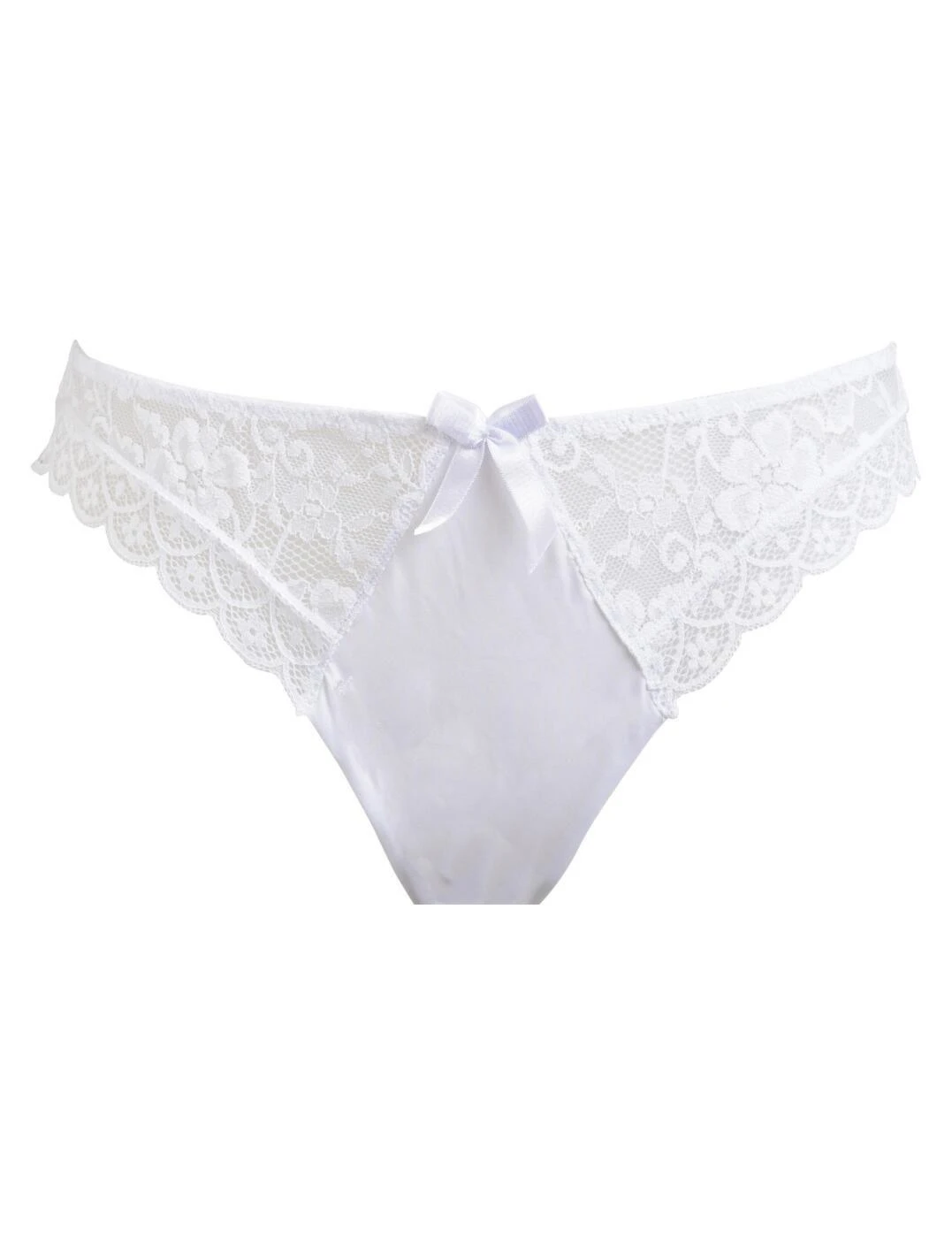Pour Moi Rebel Brazilian Brief - White 2 Pour Moi Rebel Brazilian Brief - White - Image 2