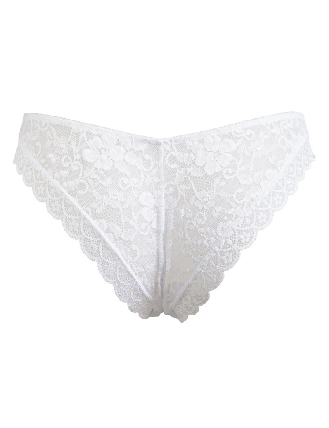 Pour Moi Rebel Brazilian Brief - White 3 Pour Moi Rebel Brazilian Brief - White - Image 3