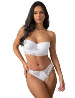 Pour Moi Rebel Brazilian Brief - White 9 Pour Moi Rebel Brazilian Brief - White -Belle Lingerie Store 27824 pour moi rebel brazilian brief white 4