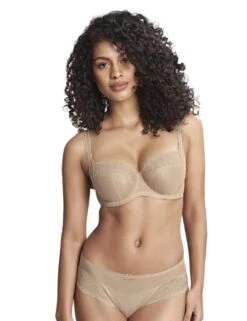 Panache Jasmine Balcony Bra - Caramel -Belle Lingerie Store 28084 panache jasmine balcony bra caramel 4