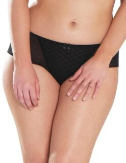 Curvy Kate Dottie Shorty Brief - Black -Belle Lingerie Store 28264 curvy kate dottie shorty brief black 3