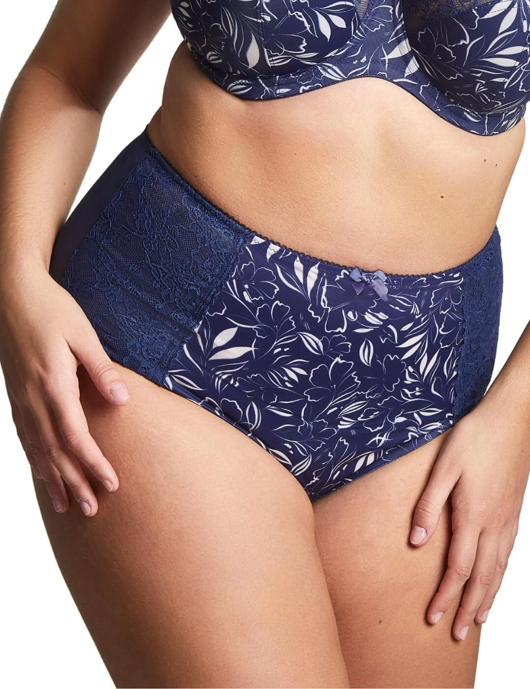 Sculptresse By Panache Chi Chi High Waist Brief - Blue Meadow 1 Sculptresse By Panache Chi Chi High Waist Brief - Blue Meadow