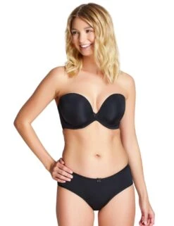 Cleo By Panache Koko Multiway Strapless Plunge Bra - Black -Belle Lingerie Store 28371 cleo by panache koko multiway strapless plunge bra black 6