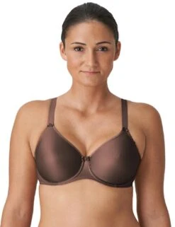 Prima Donna Satin Non Padded Full Cup Bra - Ebony