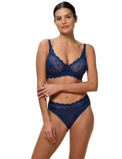 Triumph Amourette 300 Underwired Bra - Deep Water Blue 11 Triumph Amourette 300 Underwired Bra - Deep Water Blue -Belle Lingerie Store 30201 triumph amourette 300 underwired bra deep water blue 5
