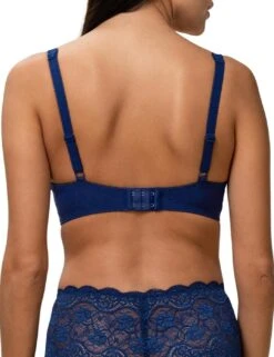 Triumph Amourette 300 Padded Bra - Deep Water Blue -Belle Lingerie Store 30206 triumph amourette 300 padded bra deep water blue 4