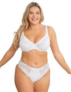 Pour Moi Rebel Underwired Plunge Bra - White -Belle Lingerie Store 31044 pour moi rebel underwired plunge bra white 4