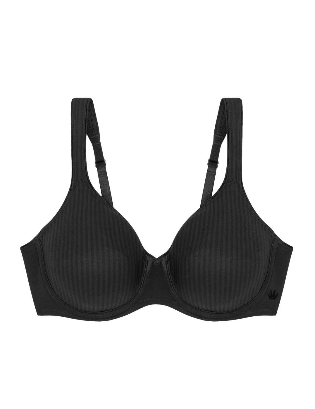 Triumph Modern Soft + Cotton Wired Bra - Black 2 Triumph Modern Soft + Cotton Wired Bra - Black - Image 2