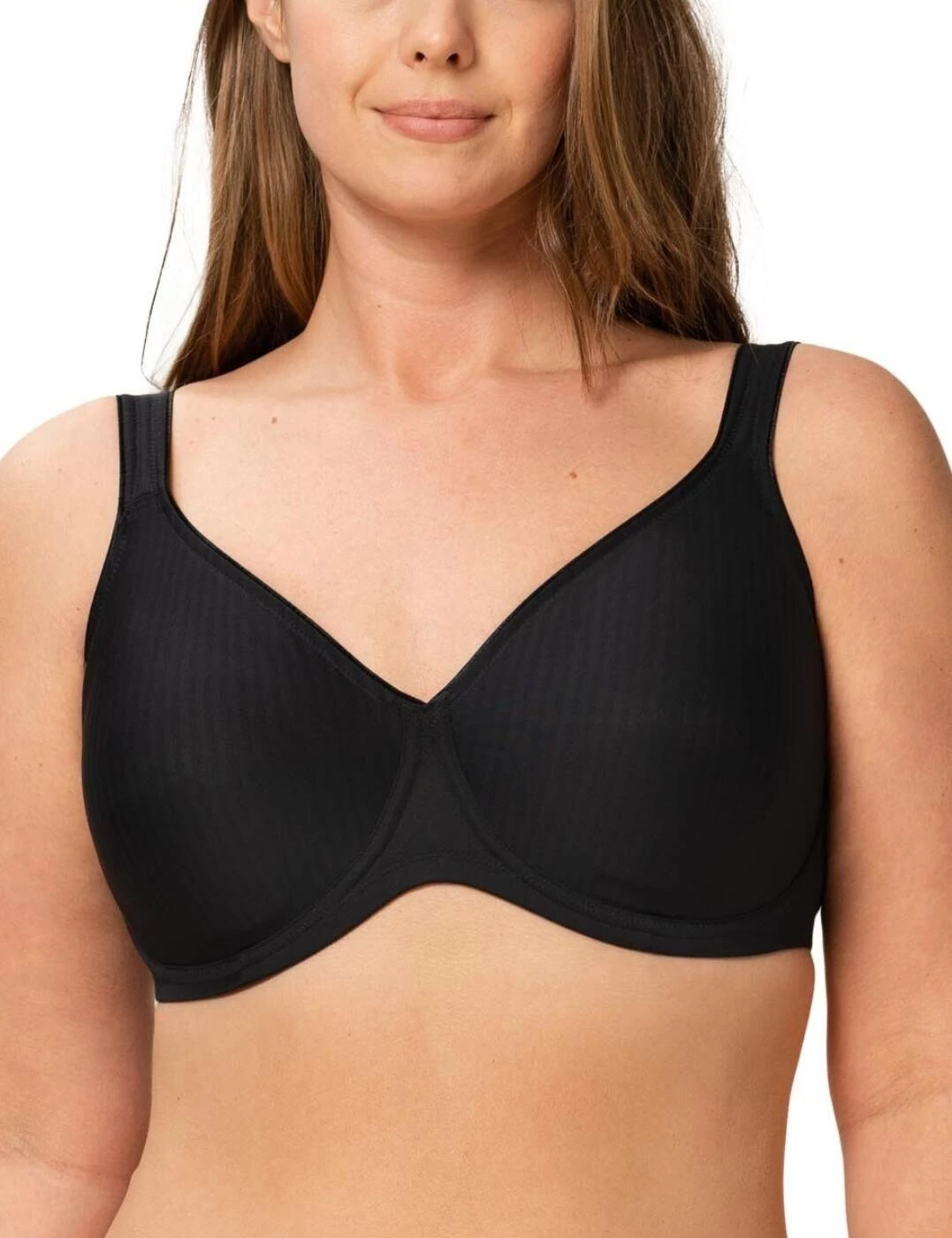 Triumph Modern Soft + Cotton Wired Bra - Black 3 Triumph Modern Soft + Cotton Wired Bra - Black - Image 3