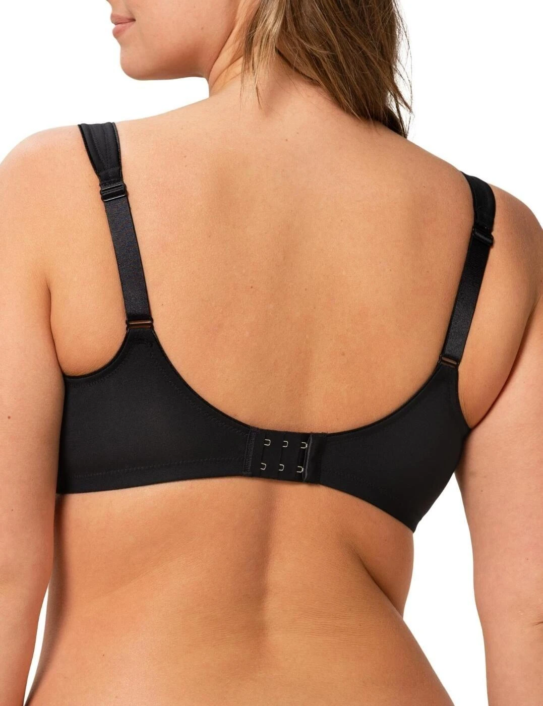 Triumph Modern Soft + Cotton Wired Bra - Black 4 Triumph Modern Soft + Cotton Wired Bra - Black - Image 4