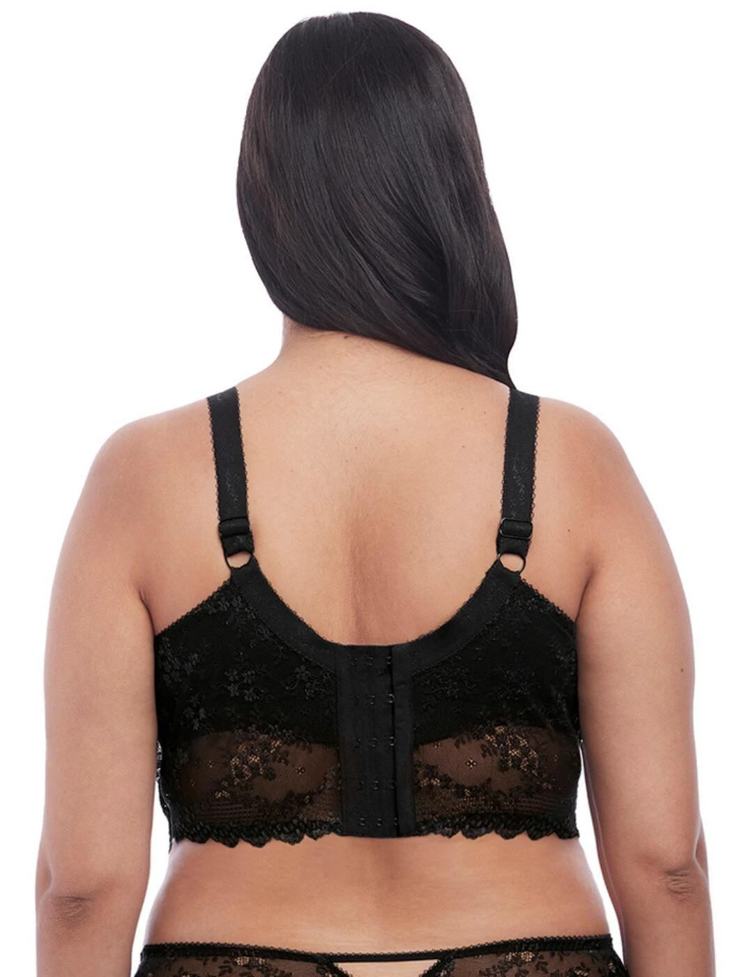 Elomi Charley Underwired Longline Bralette - Black 2 Elomi Charley Underwired Longline Bralette - Black - Image 2