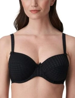 Prima Donna Madison Balcony Bra - Black -Belle Lingerie Store 33601 prima donna madison balcony bra black 5