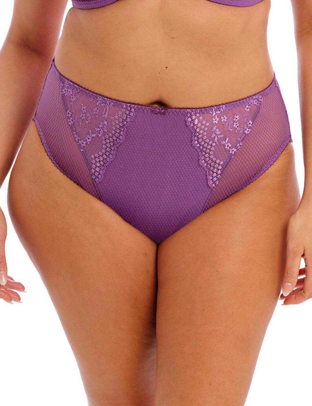 Elomi Charley High Leg Brief - Pansy 1 Elomi Charley High Leg Brief - Pansy