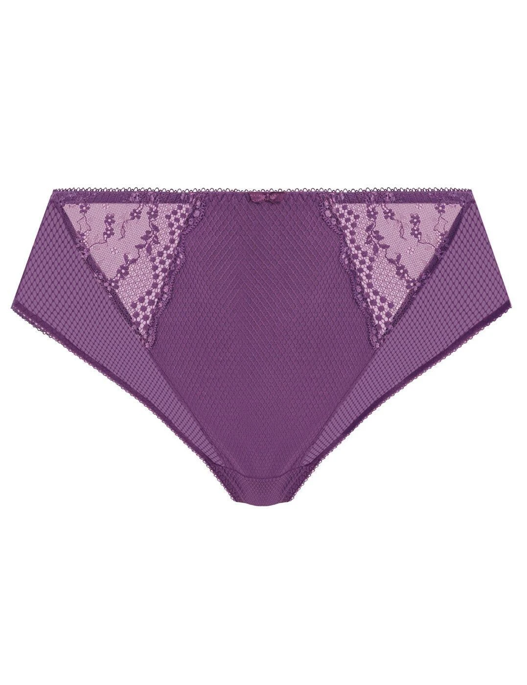 Elomi Charley High Leg Brief - Pansy 3 Elomi Charley High Leg Brief - Pansy - Image 3