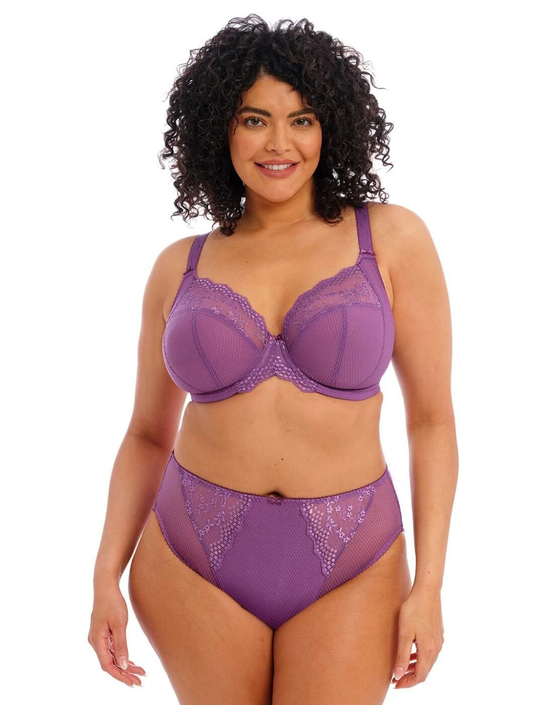 Elomi Charley High Leg Brief - Pansy 4 Elomi Charley High Leg Brief - Pansy - Image 4