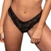 Pour Moi Flora Brazilian Brief - Black