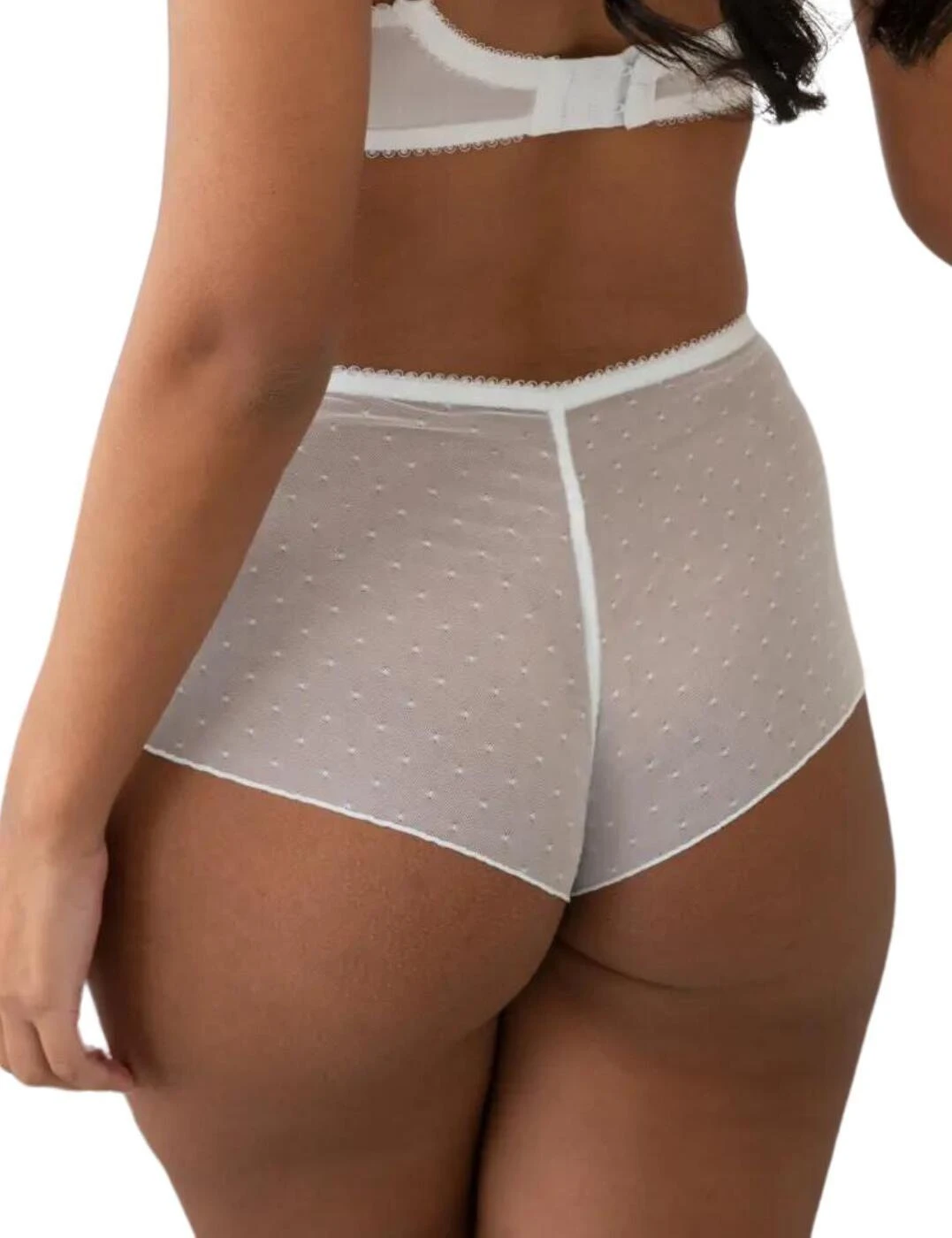 Pour Moi Flora Shorty Brief - White 2 Pour Moi Flora Shorty Brief - White - Image 2