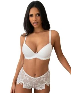 Pour Moi Flora Shorty Brief - White 11 Pour Moi Flora Shorty Brief - White -Belle Lingerie Store 36961 pour moi flora shorty brief white 5